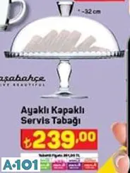 PAŞABAHÇE AYAKLI KAPAKLI SERVİS TABAĞI PAŞABAHÇE AYAKLI KAPAKLI SERVİS TABAĞI